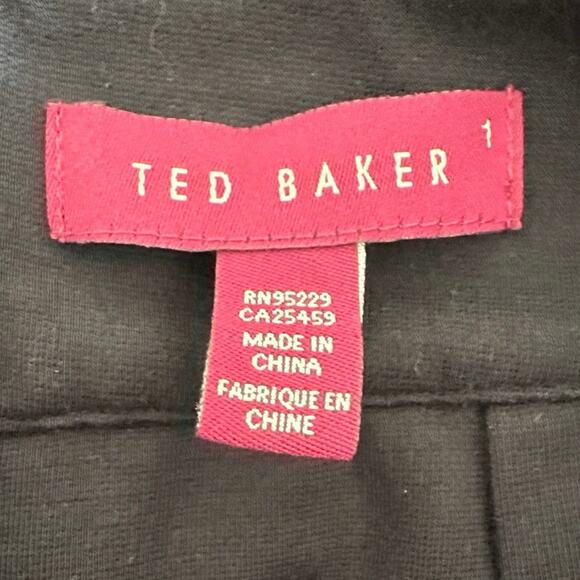 Ted Baker black skirt Sz 1 excellent condition - Picture 3 of 5